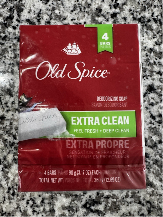 Old Spice Other - Old Spice Deodorizing Bar Soap Extra Clean Fresh & Deep Clean 3.17 oz. 4 Bars